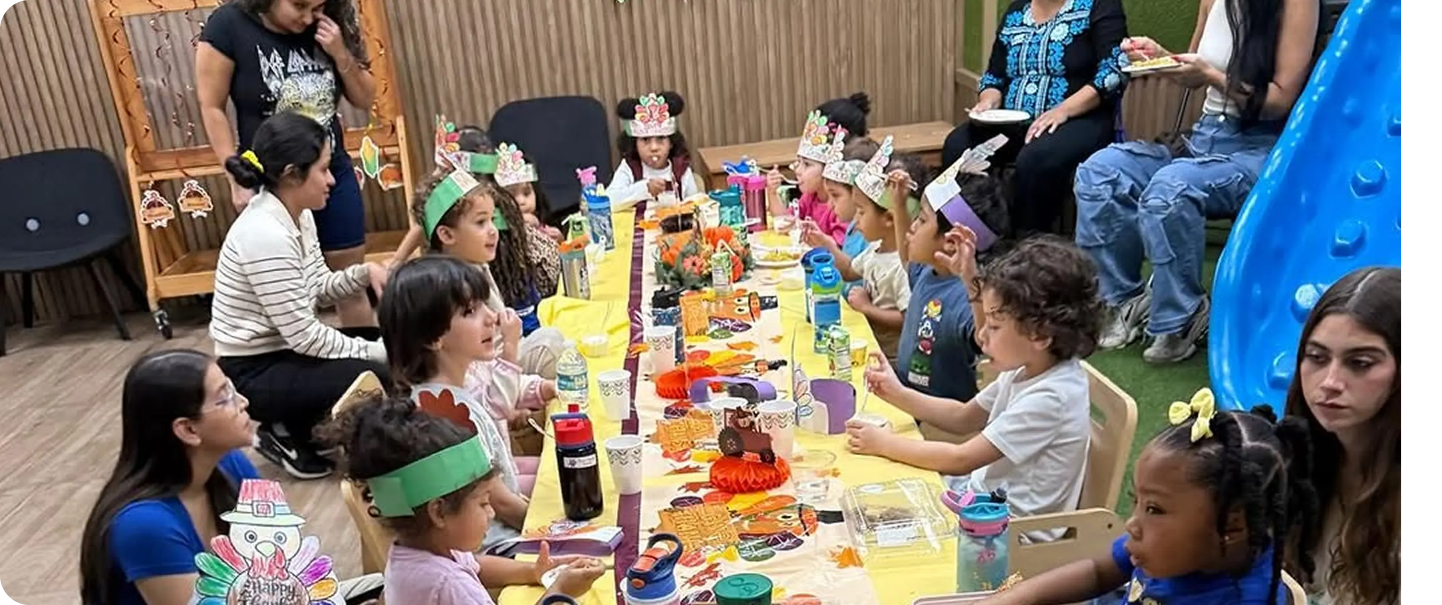 Yellow drying hoses setup